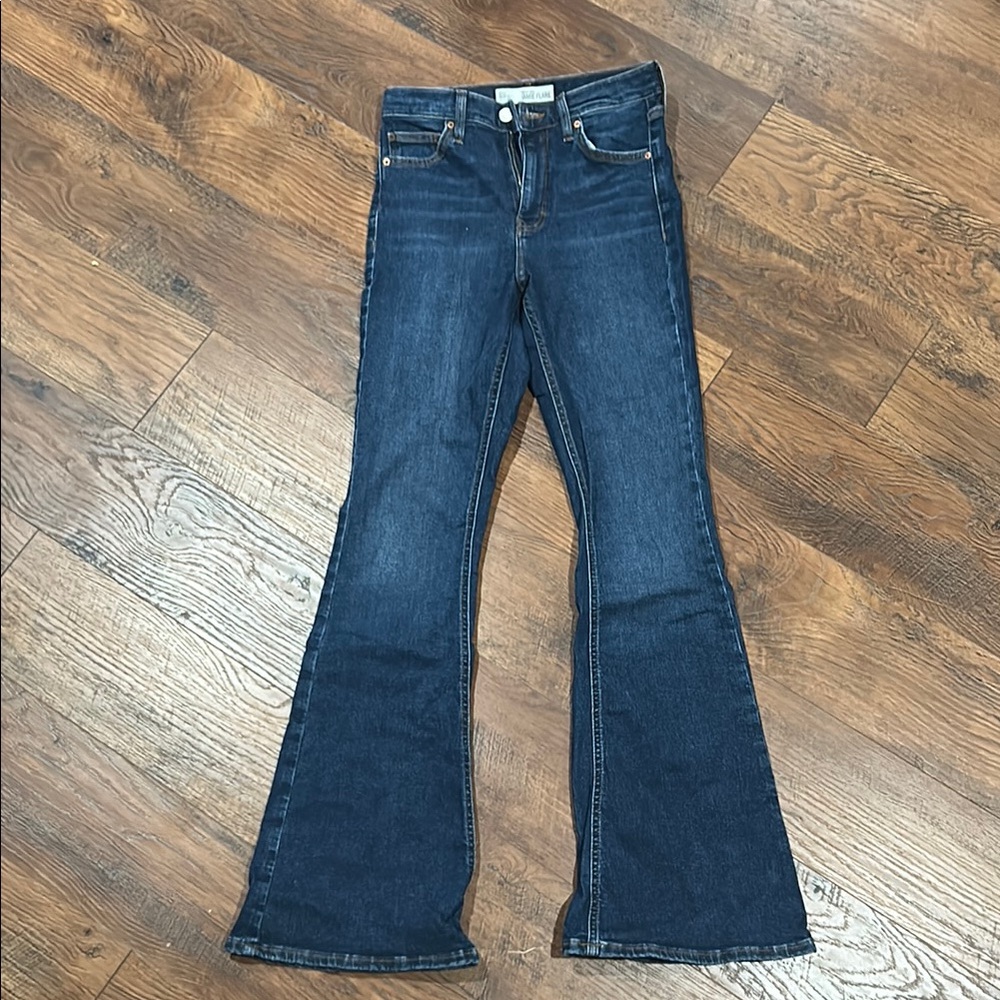 Women's Blue Flare Jeans